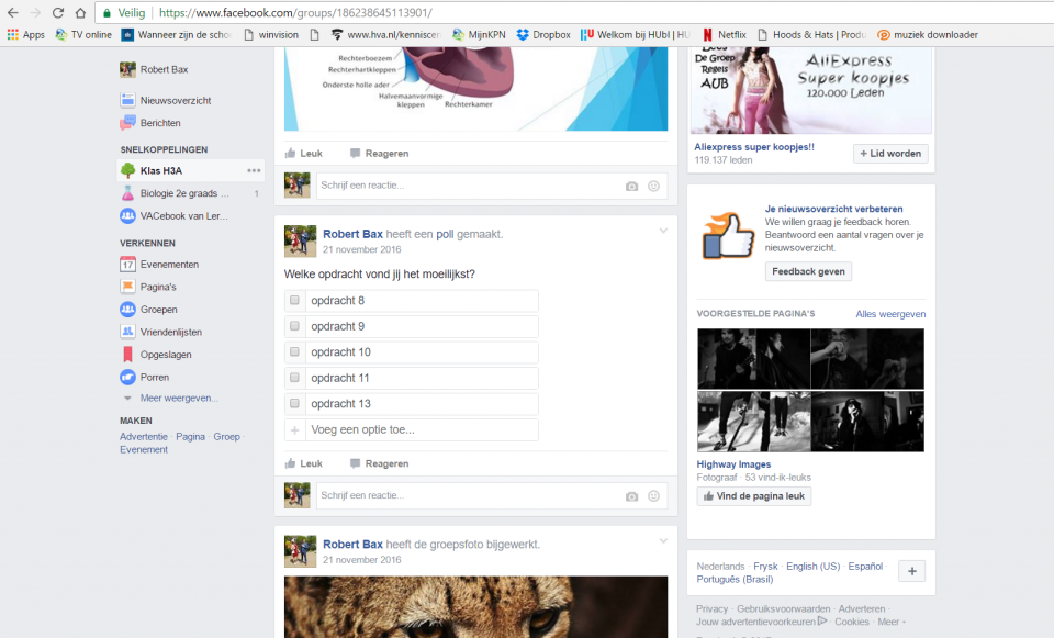 Facebookpagina screenshot 3-3