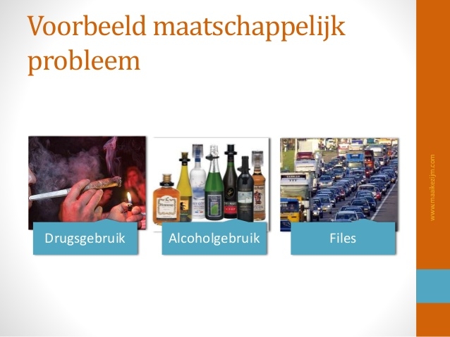 Voorbeelden van een maatschappelijk probleem.