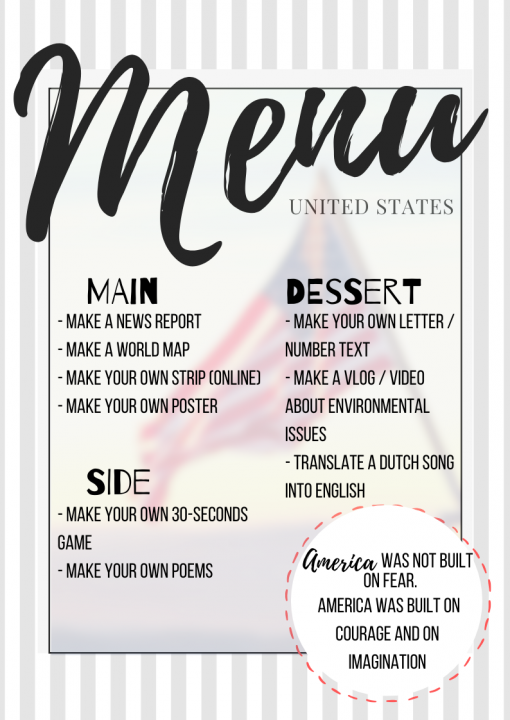 US MENU