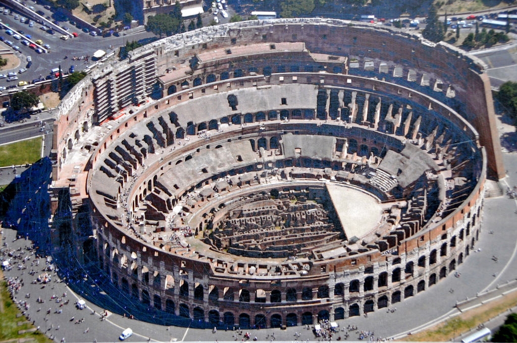 Het Colosseum zoals het er nu uit ziet