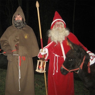 Sankt Nikolaus mit Knecht Ruprecht