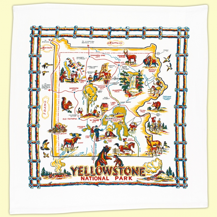 Yellow Stone National Park Map
