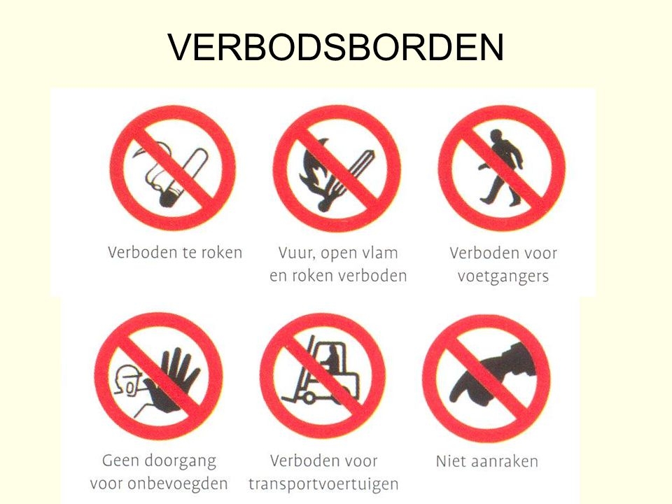 Verbodsborden