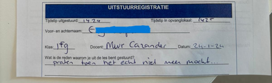 Uitstuurbrief E.