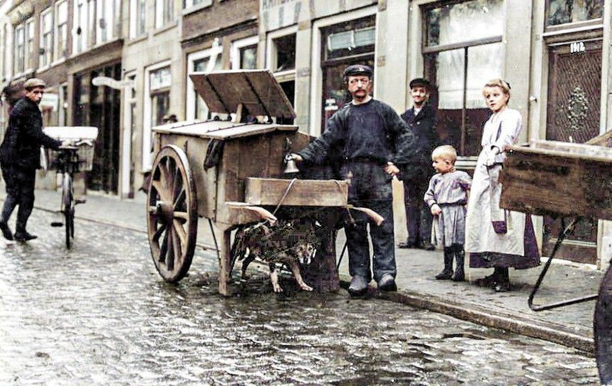 1920-hondekar in de Spoorstraat