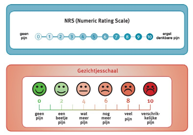 Bron afbeelding: NHG Pijnstandaard.