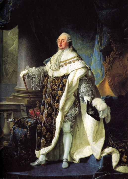 Koning Lodewijk XVI van Frankrijk. De absolute koning.