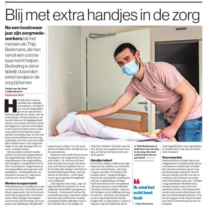 een krantenartikel