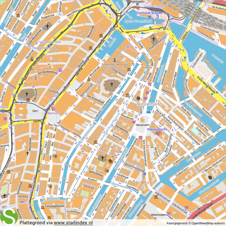Plattegrond Amsterdam
