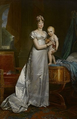 Marie-Louise en haar zoon Napoleon II