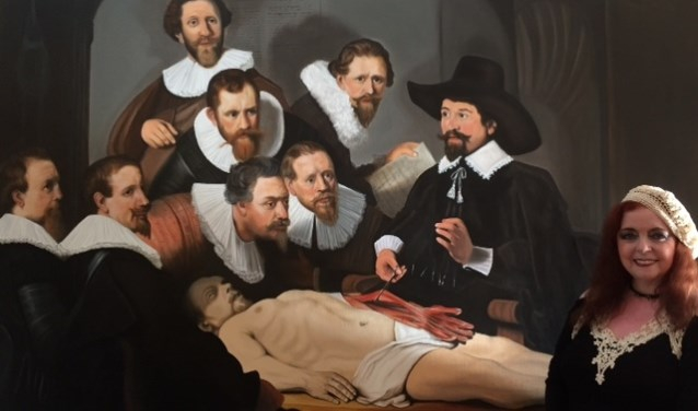 anatomische les, hangt in het Mauritshuis