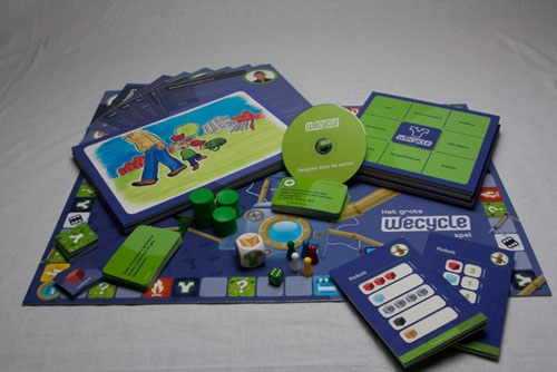 Wecycle-spel uit de leskoffer