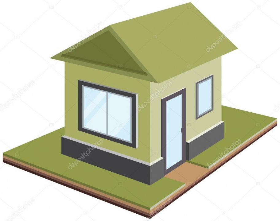 Voorbeeld van een Isometrisch huis
