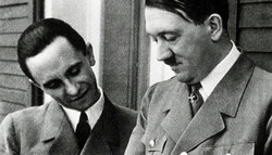 Hitler en Goebbels.