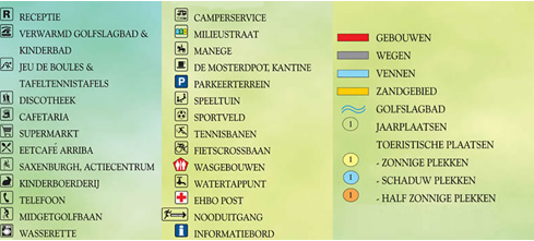 Voorbeeld van een legenda