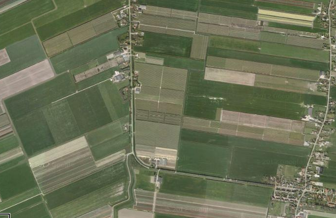 Figuur 14. Luchtfoto van arealen regio enkhuizen. Bron: N. Boterblom Clusius