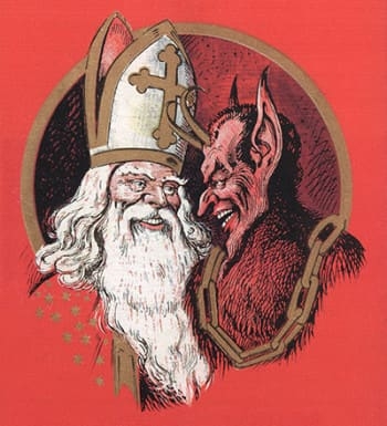 Sankt Nikolaus mit Krampus