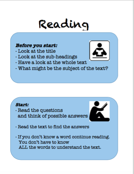 Reading Card