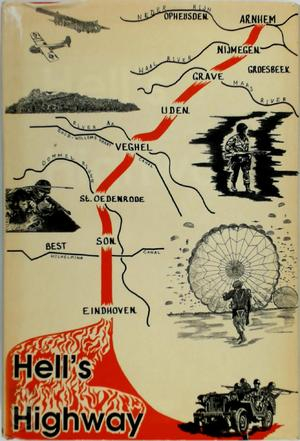 De route die de Britse tanks naar Arnhem en Nijmegen moesten nemen, niet bepaald een verrassingsaanvalaal