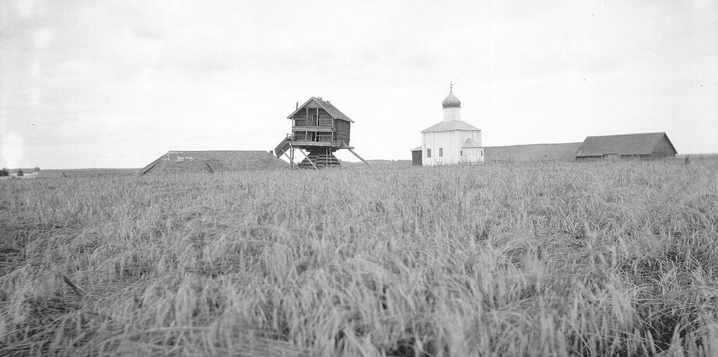 Een Russische boerderij.