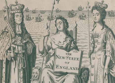 Koning Stadhouder Willem III en zijn vrouw Mary