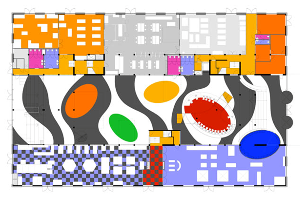 Voorbeeld van een plattegrond