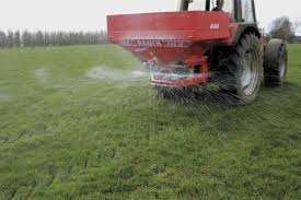 Kunstmest (anorganisch) strooien in de open teelt