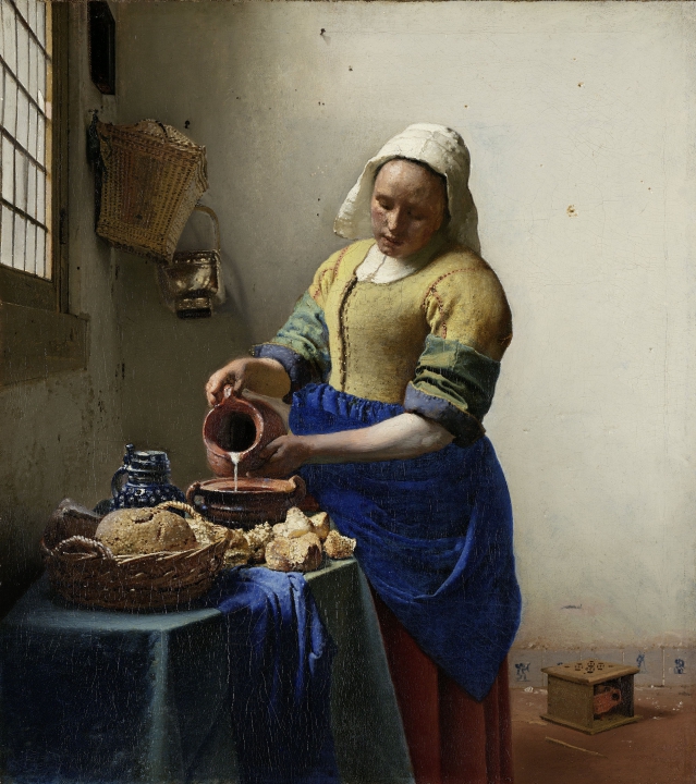 Johannes Vermeer, het melkmeisje