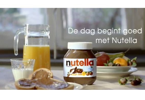 Hier zie je een reclame met een tekst erbij.