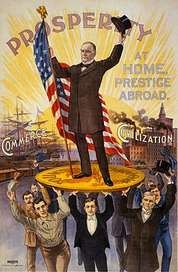 Afbeelding van het kapitalisme (Northwestern Litho. Co, Milwaukee, 1895)