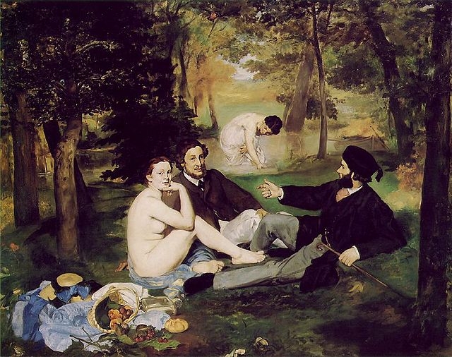 Le déjeuner sur l'herbe, Édouard Manet 1863