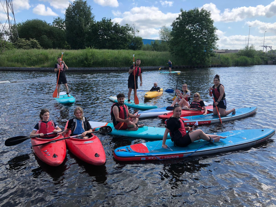 Varen en Zwemmen tijdens sportles