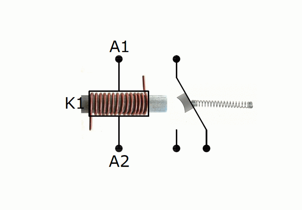 schakelen door middel van een elektromagneet