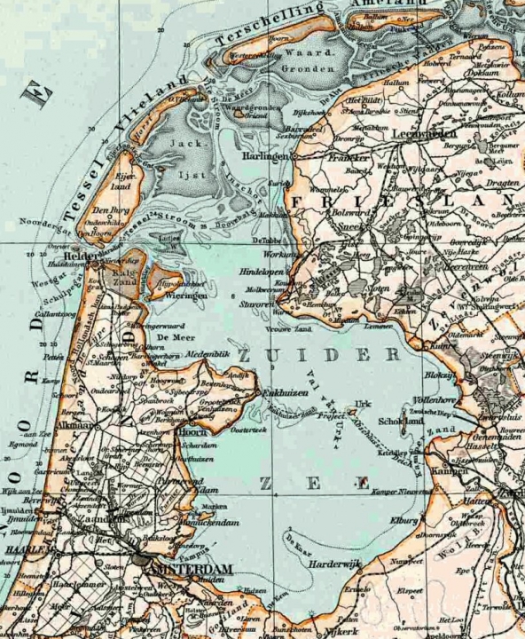 De oude Zuiderzee (bron: www.ijsselmeervissen.nl)