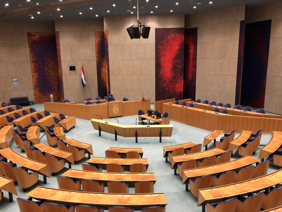 Vergaderzaal van de Tweede Kamer