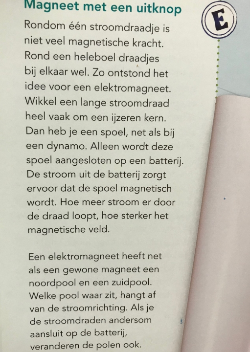 magneet met een uitknop