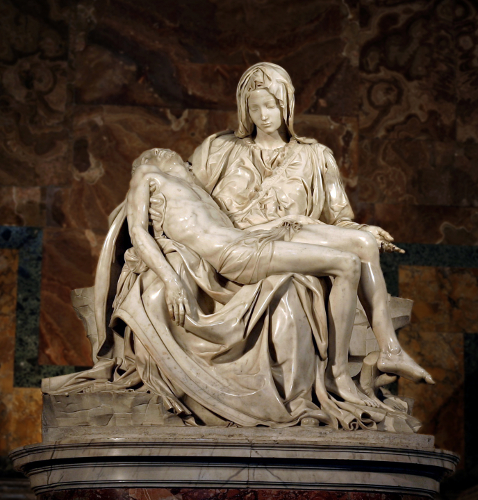 Afbeelding 2: De Pietà van Michelangelo 1499