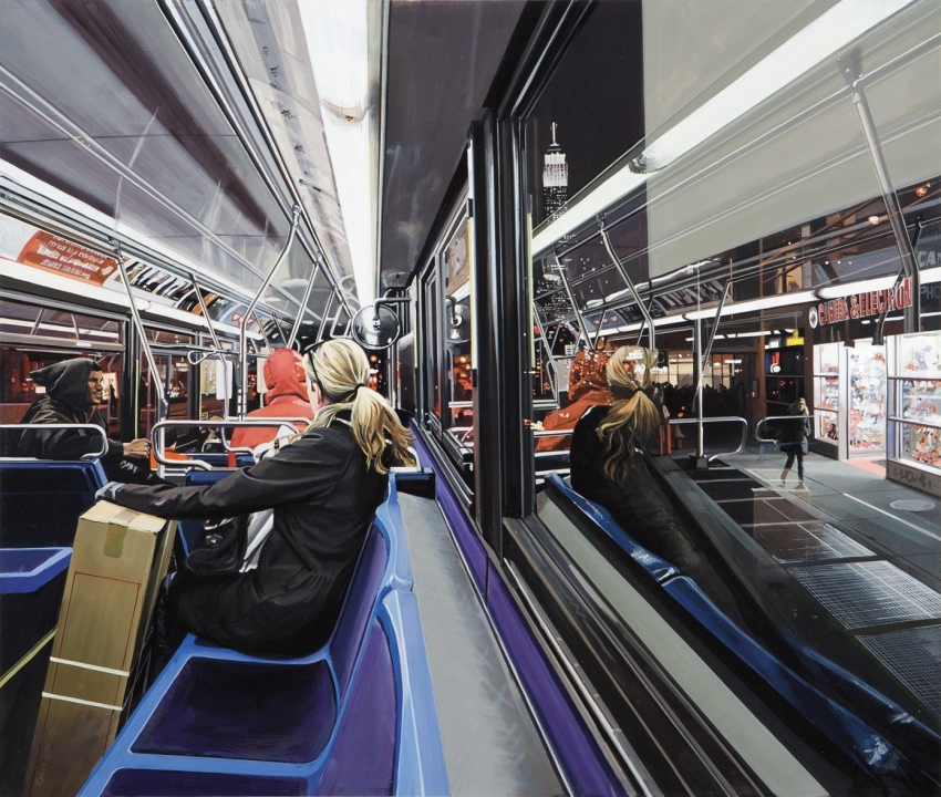 Richard Estes: 34th Street Cross Town Bus. 2009
