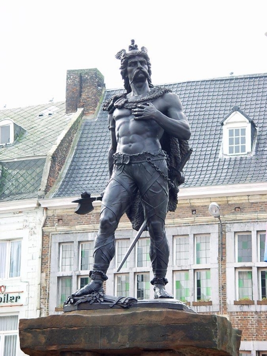 Standbeeld van Ambiorix in de Belgische stad Tongeren.