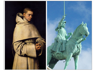 Monnik en een Ridder