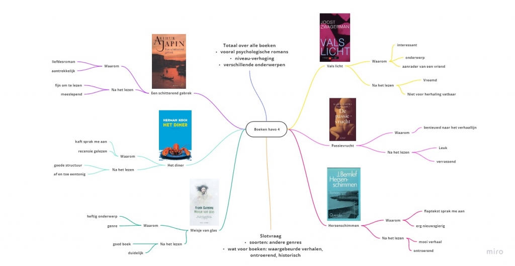 Mindmap havo 4 