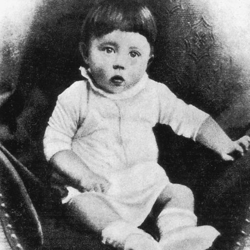 Adolf Hitler rond 1890