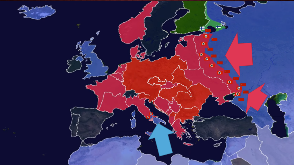 De Duitse krijgsmacht houdt de geallieerden tegen in Italie.