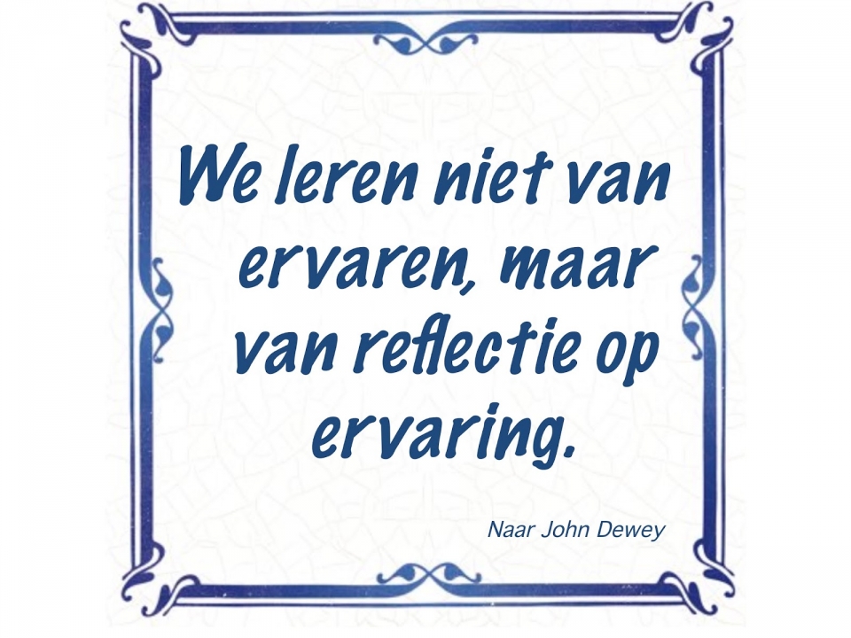 Figuur 9: Tegeltje reflectie. Verkregen van Eigenwijs in onderwijs. (2016). 