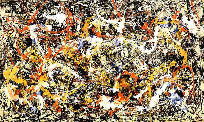 Action painting: Pollock