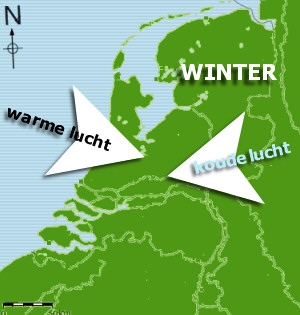 Wind in de winter