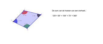 Somhoek van een vierhoek