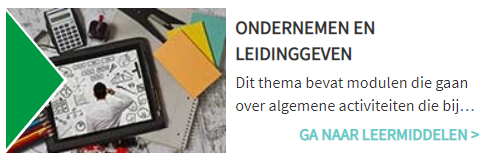 Ga naar Myspot en open het thema "Ondernemen en Leidinggeven"