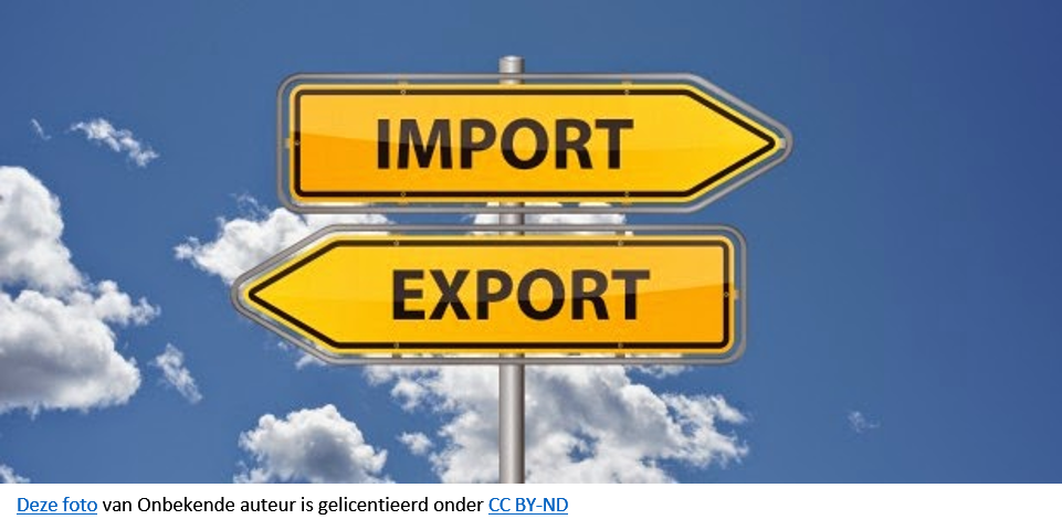 Openheid van de economie wordt bepaald door de mate van import en export