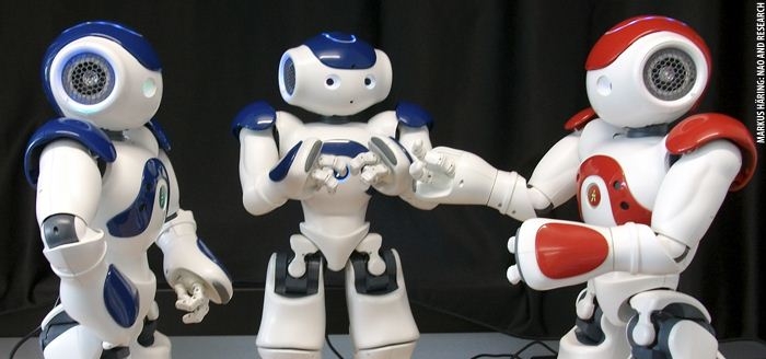 Dit zijn les robotten worden gebruikt om kinderen meer te leren maar dan van een robot.Grappig tog